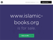 Tablet Screenshot of islamic-books.org